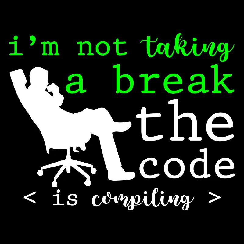 I'm Not Taking A Break, The Code Is Compiling 2