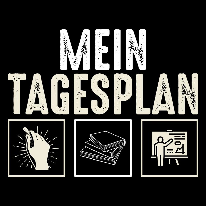 Lehrer mein Tagesplan