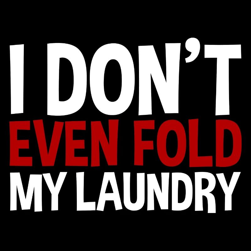 I Don't Even Fold My Laundry