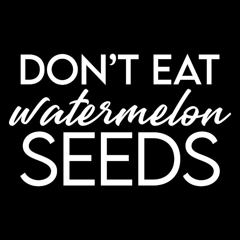 Ne mangez pas de graines de pastèque