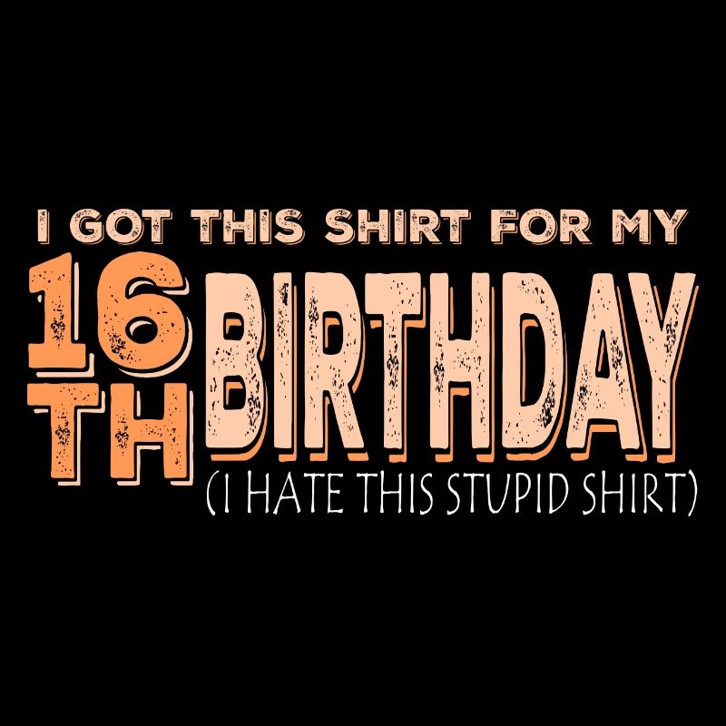 16th birthday 16th bday turned 16 years old