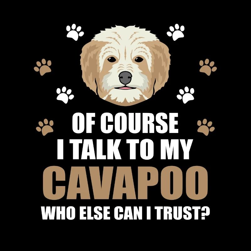 Idée de cadeau de chemise de race de chien Cavapoo