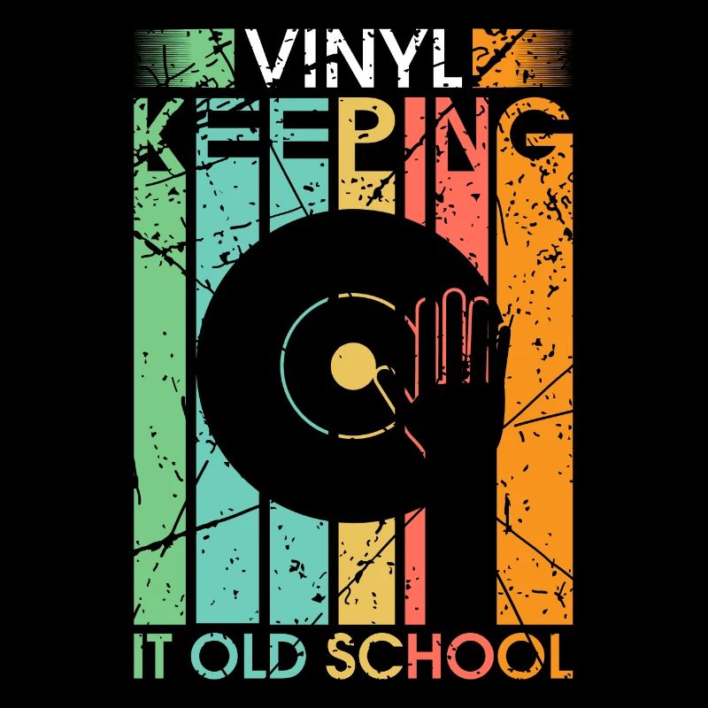 Platine vinyle old school disques vinyle DJ