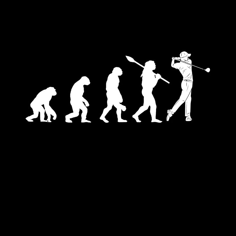 Golf evolution golf clubs golfer