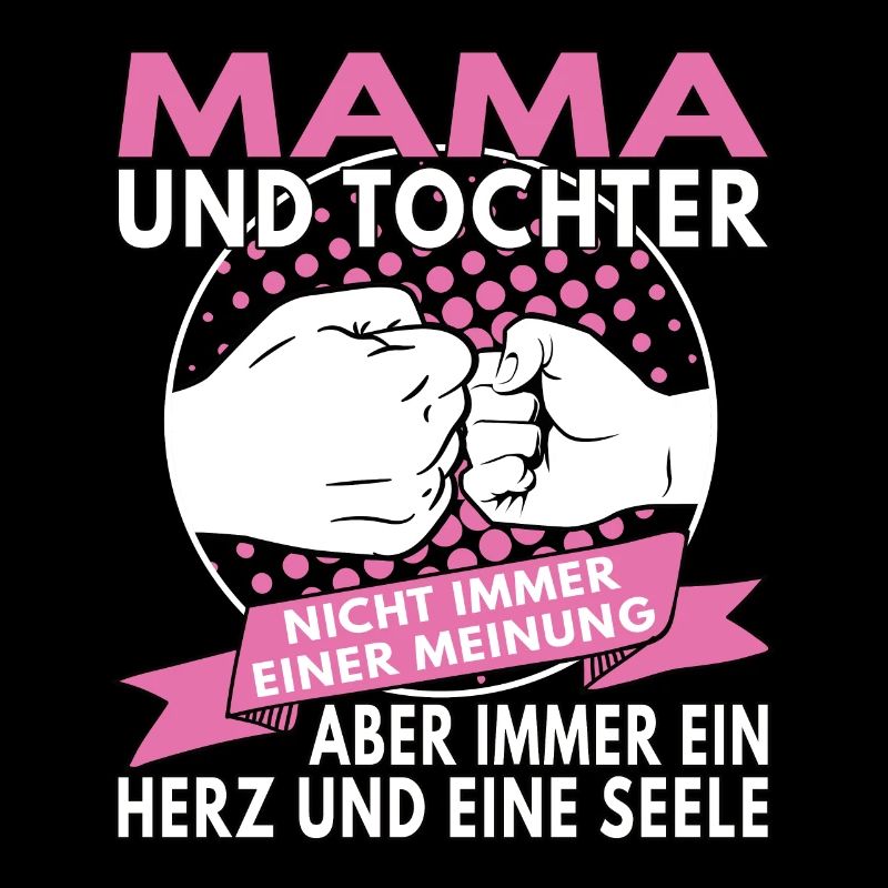 Mama und Tochter ein Herz und eine Seele