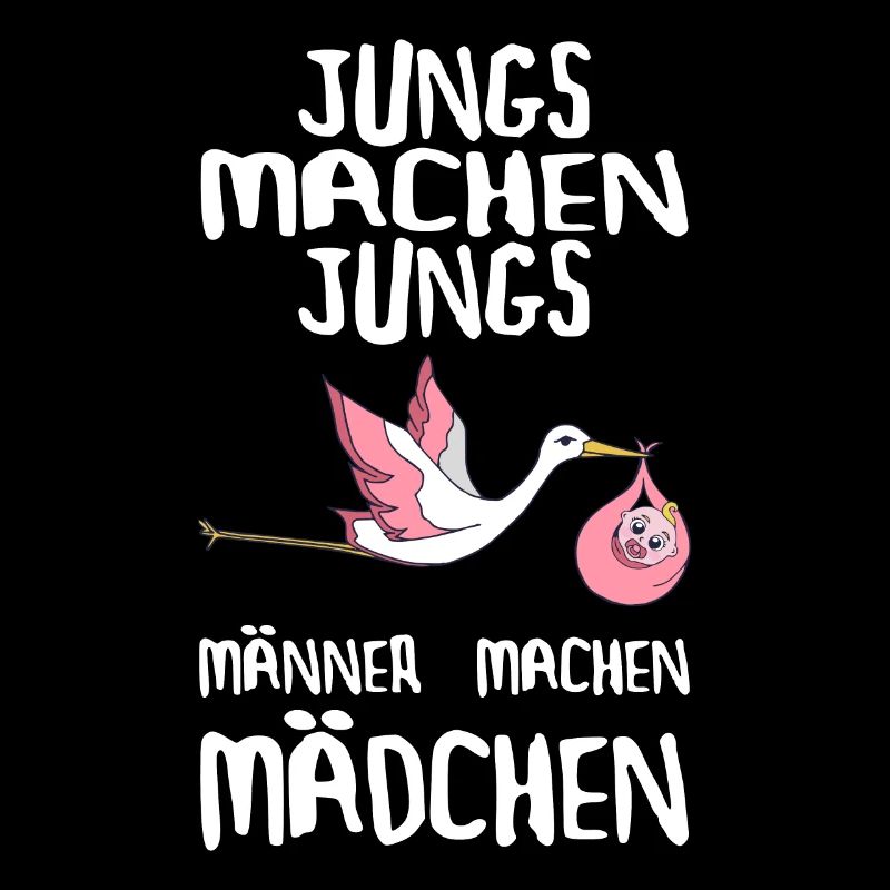 Jungs machen Jungs Männer machen Mädchen Werdender