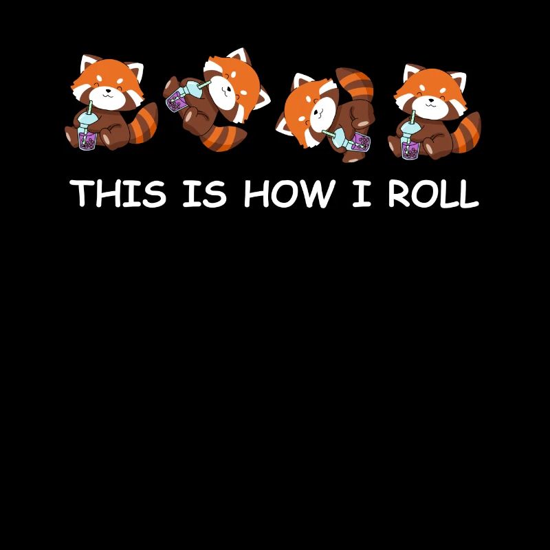 Bubble Tea Red Panda Gift C'est comme ça que je roule