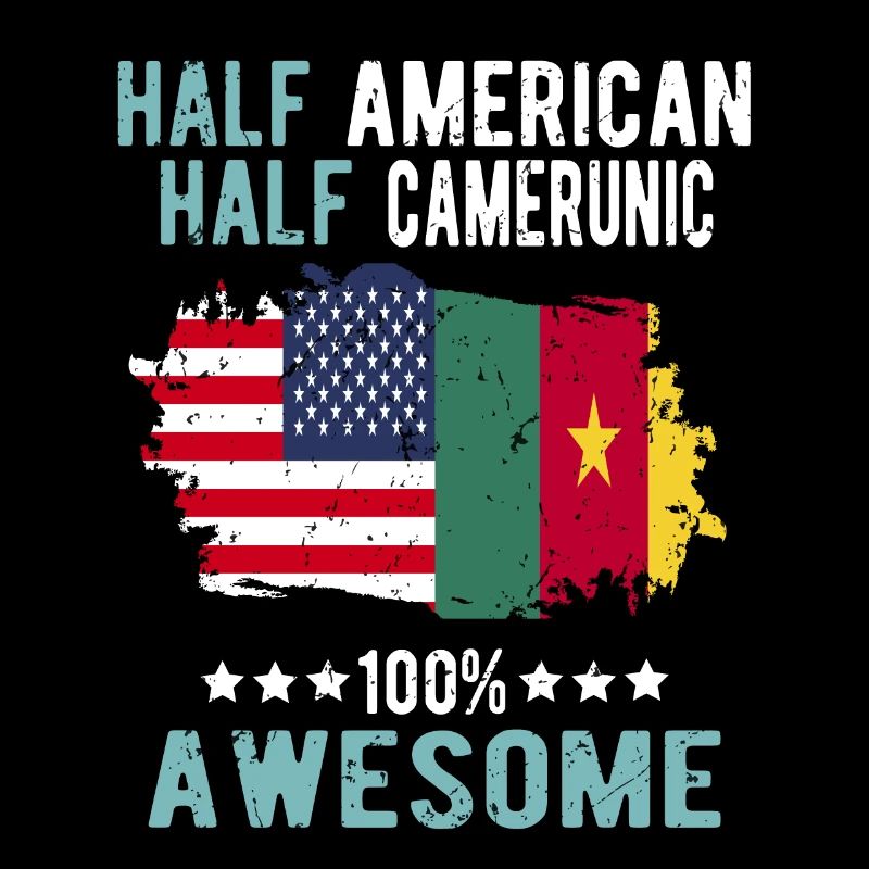 Half American Half Cameroonian