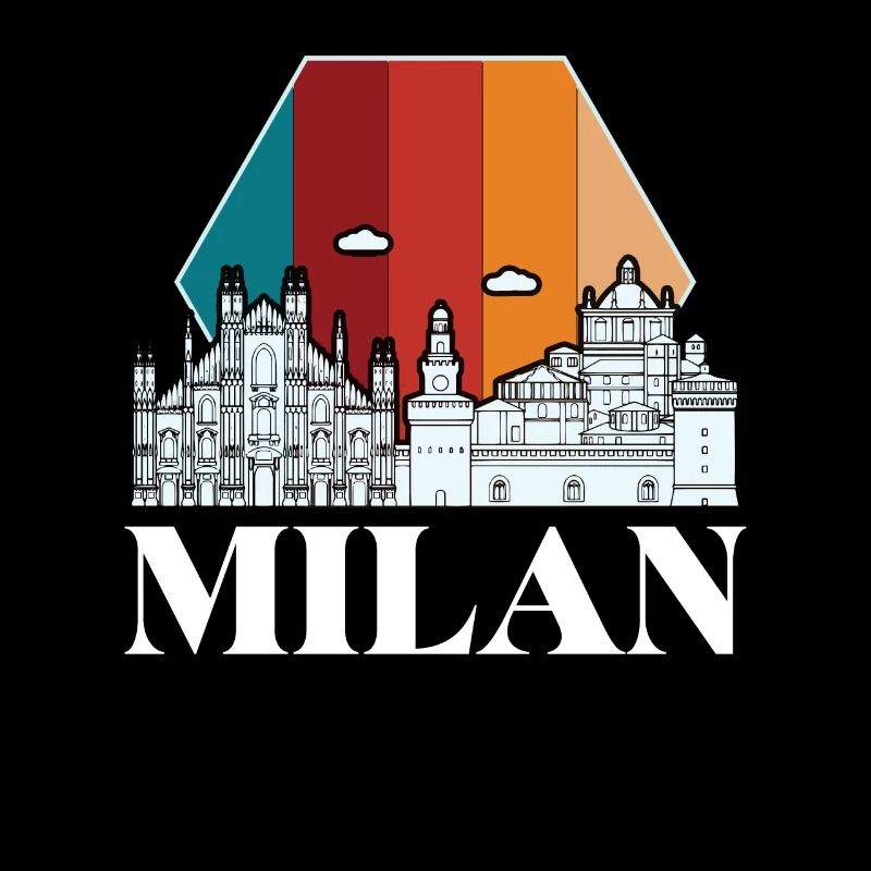 Mailand Retro Mailänder Dom Domkirche