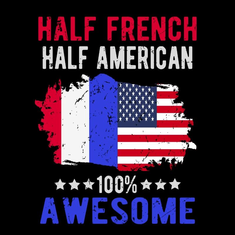 Moitié Français moitié américain