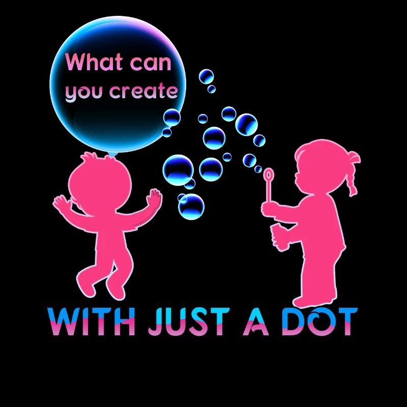 Create With Dot Kid Bubbles International Dot Day