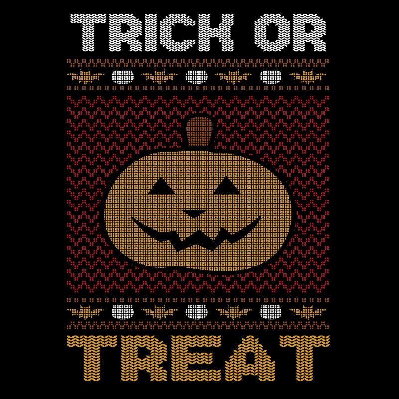Stitch Pattern Pumpkin Creature Trick Halloween
