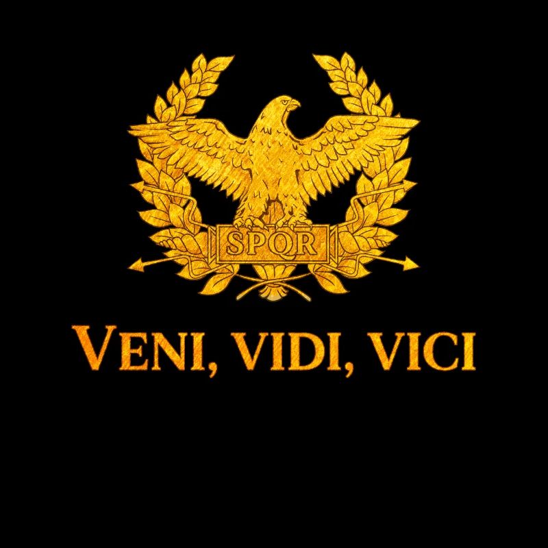Phrase latine Empire romain Veni, Vidi, Vici