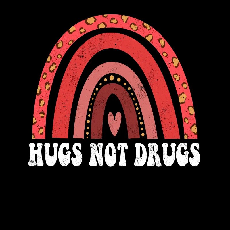 Kind Hugs Rainbow Ribbon Week Sensibilisation Porter rouge