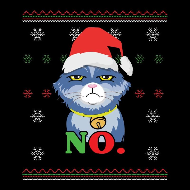 Non Décembre 2022 Le chat déteste Noël