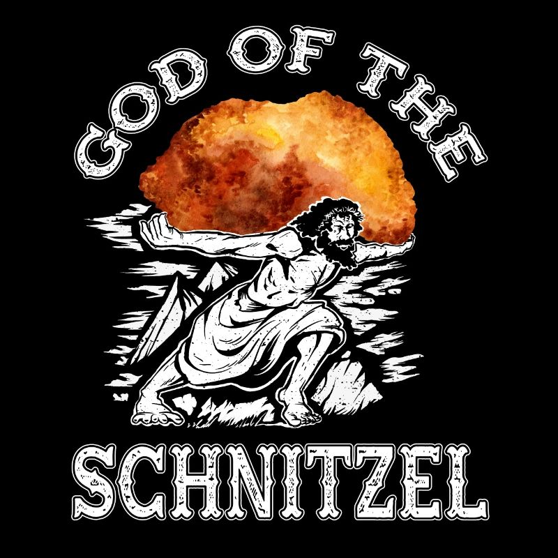 Dieu du Schnitzel - drôle de schnitzel