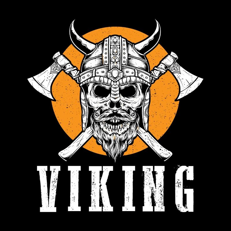 Viking Warrior Skull Axe Valhalla Warriors Myt