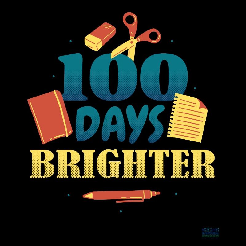 Bücher Stift 100. Tag heller 100 Tage Schule