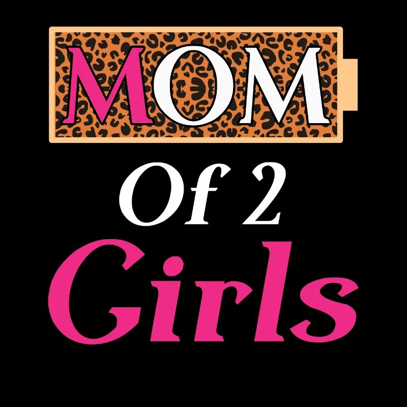 Leopard Mom zitiert Mutter von zwei Mädchen Muttertag