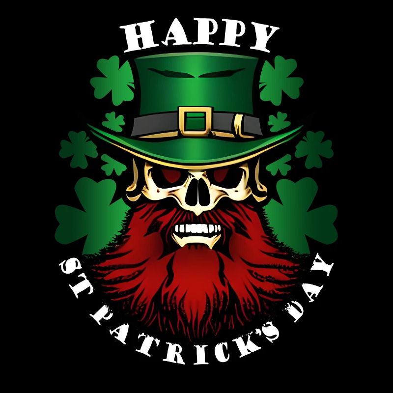 Bonne Saint-Patrick - Leprechaun - Shamrock