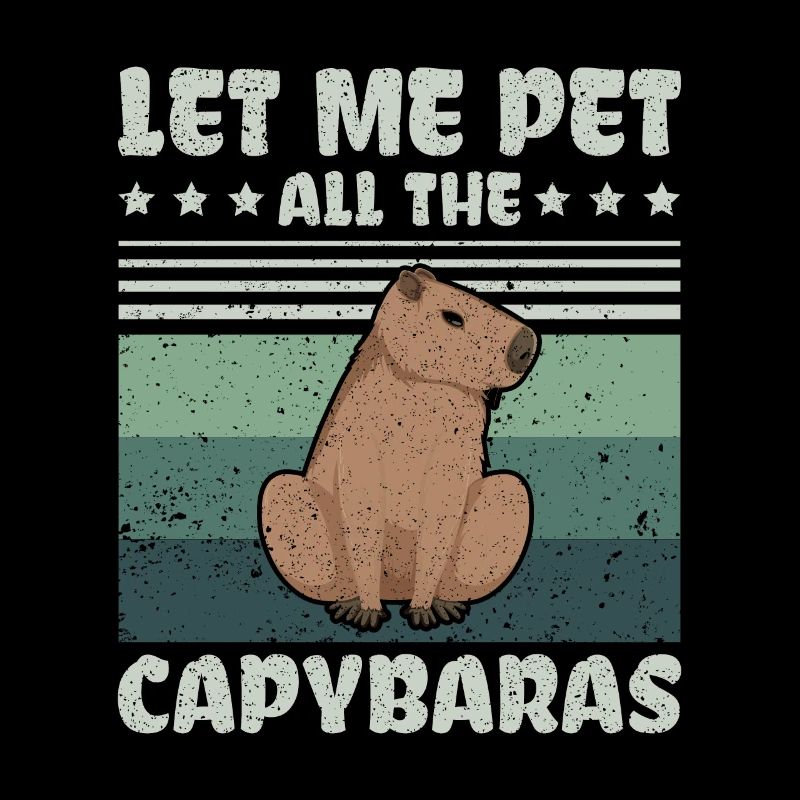 Let me pet all the Capybara - Capybaras