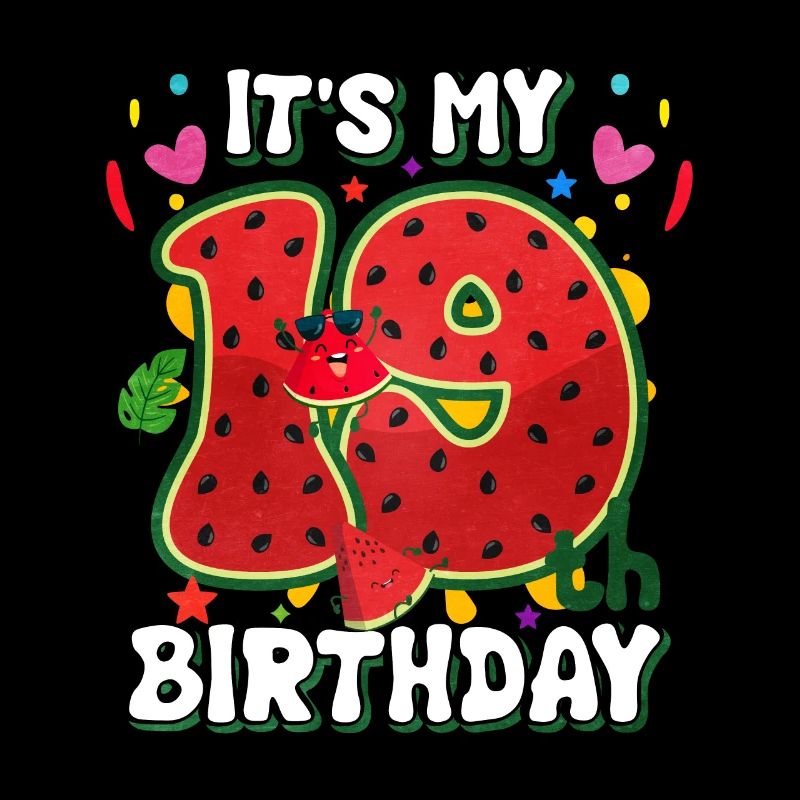 19. Geburtstag Wassermelone Sommer Geschenk