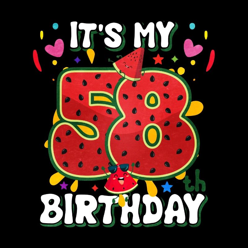 58e anniversaire Pastèque