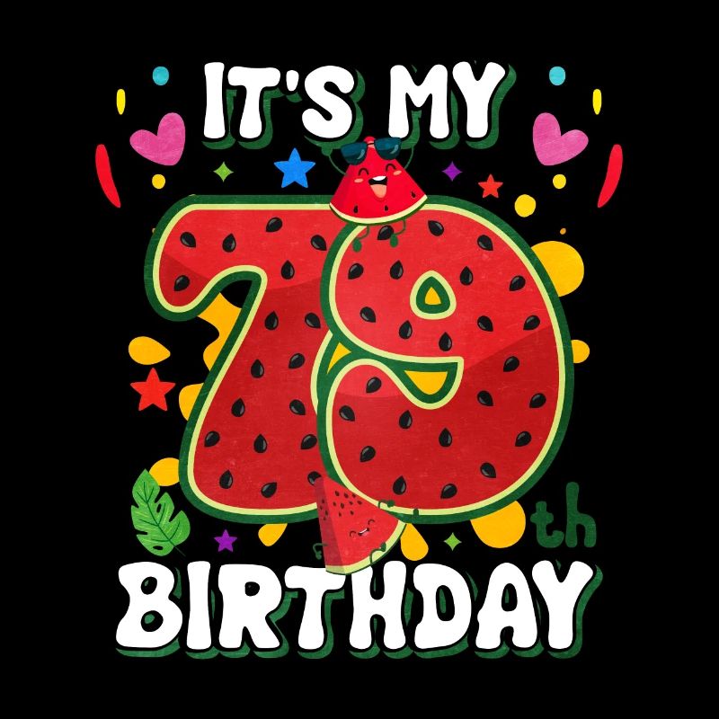 79e anniversaire pastèque