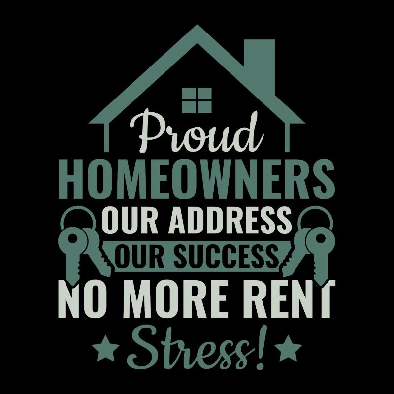 Stolze Hausbesitzer No More Rent Stress - Eigentum