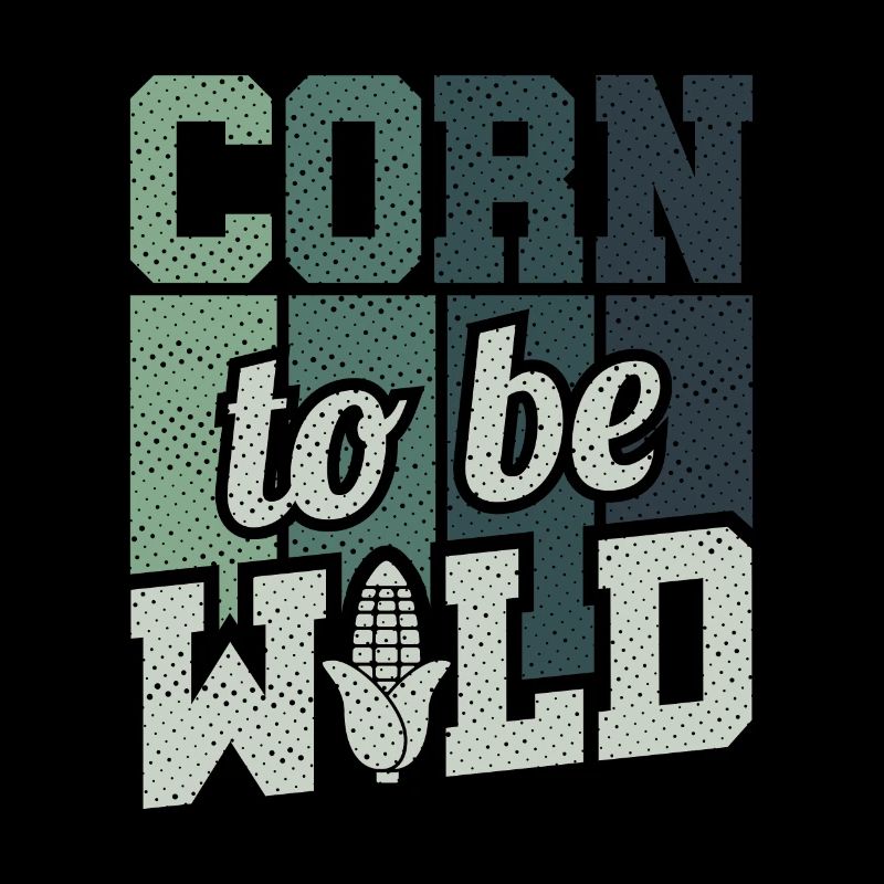 Retro Corn To Be Wild - Corn Farmer Farmer