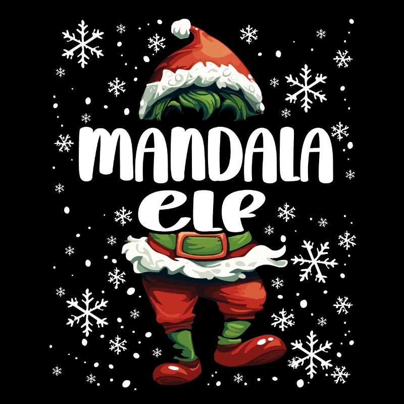 Weihnachtsoutfit Mandala Elf