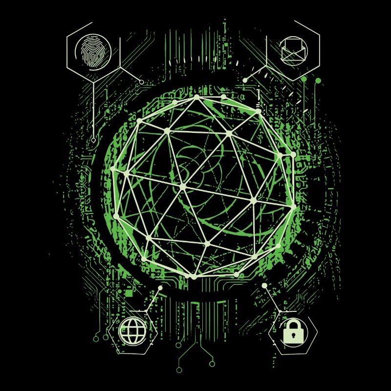 Drôle Hacker Style Hacking Amant Ordinateur