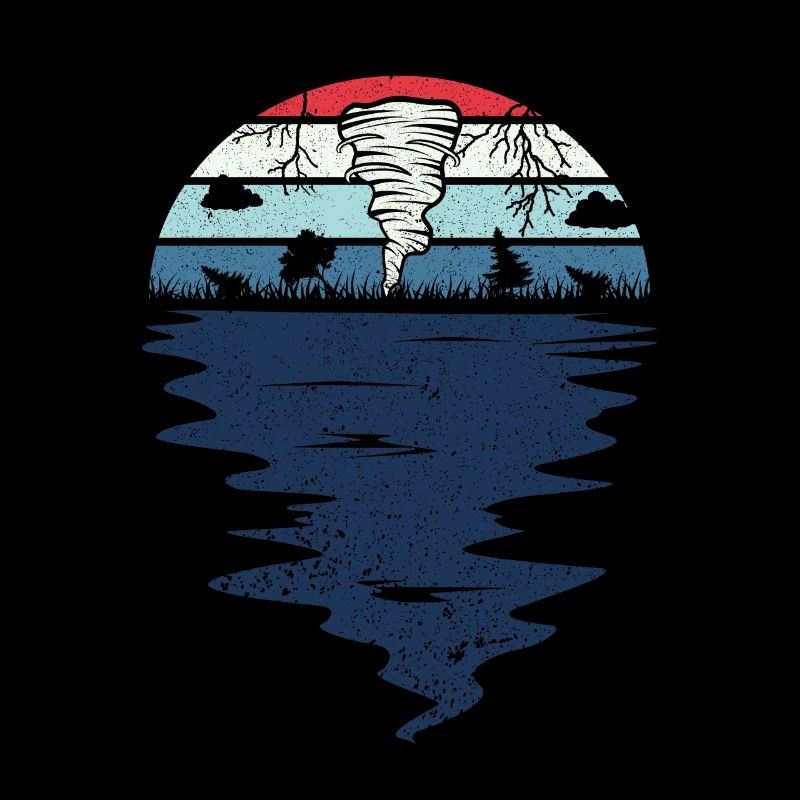 Retro Tornado Hunter Storm Chases Tornadoes Hurricanes