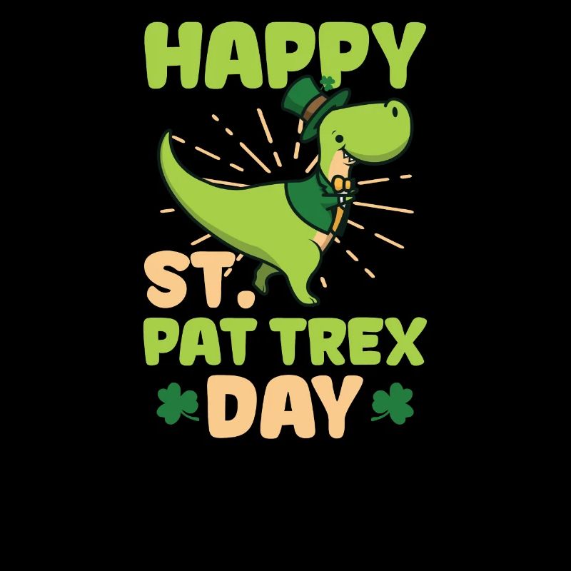 Drôle de Saint-Patrick Joyeux jour de la Saint-Pat T-Rex