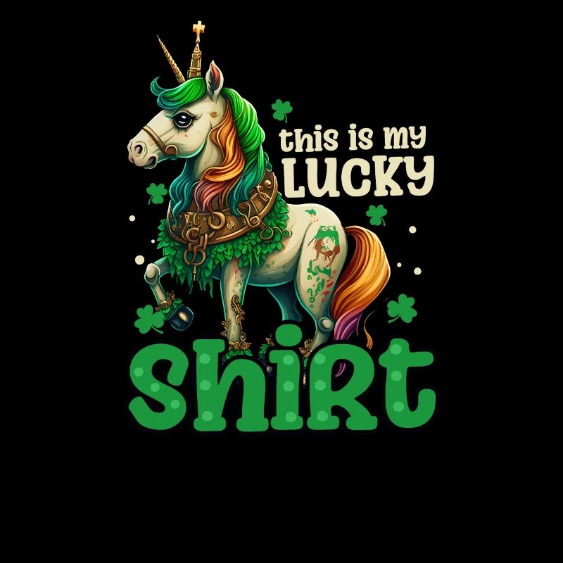 Irisches Einhorn St. Patricks Glücks-Outfit