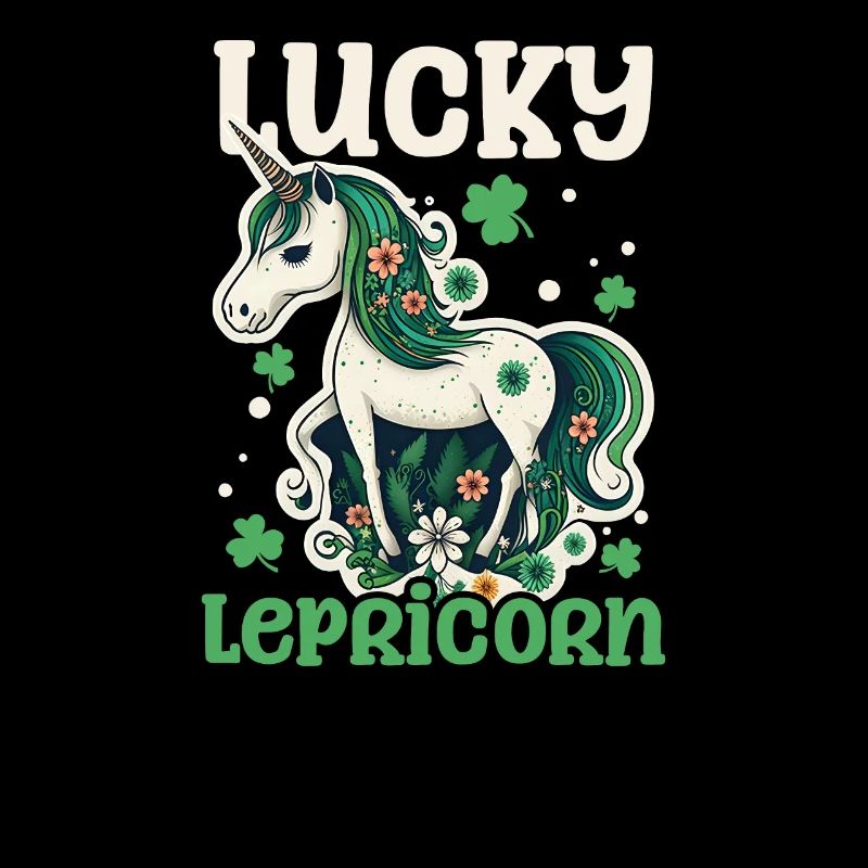 Irisches Einhorn St Patricks Lucky Lepricorn