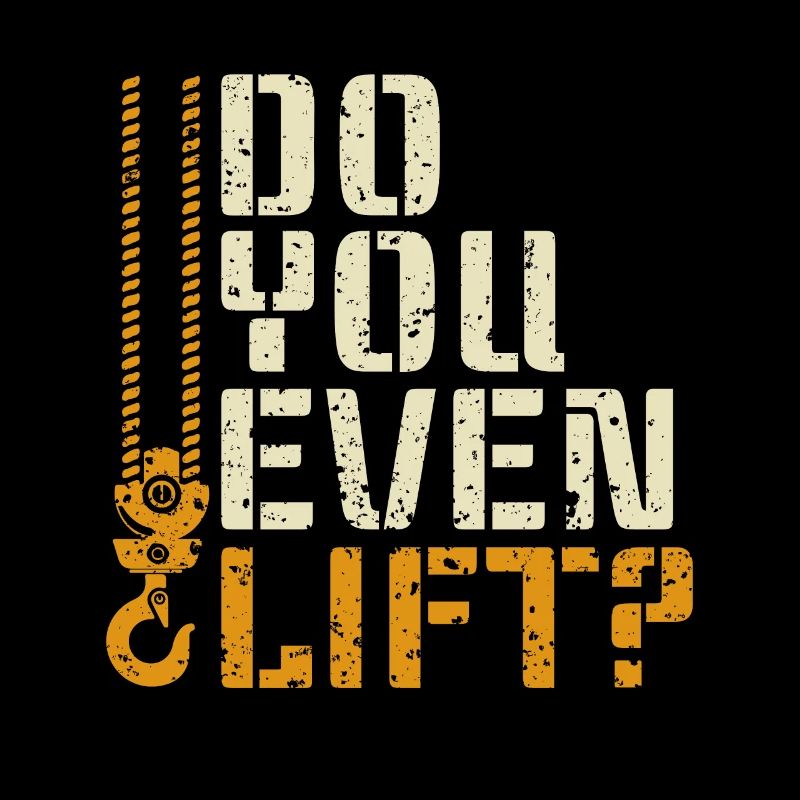 Do You Even Lift? - Funny crane driver