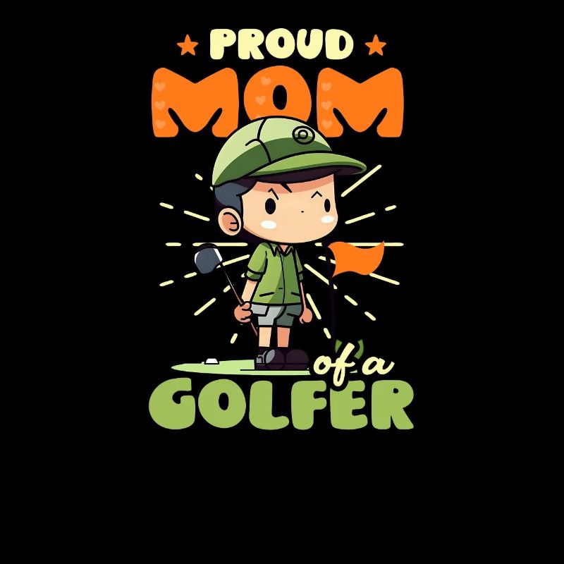 Maman golfeuse Fière maman de golfeur