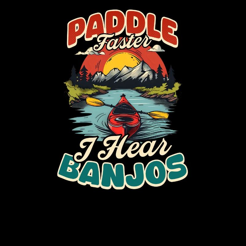 Kayak Paddle Plus vite, j’entends des banjos