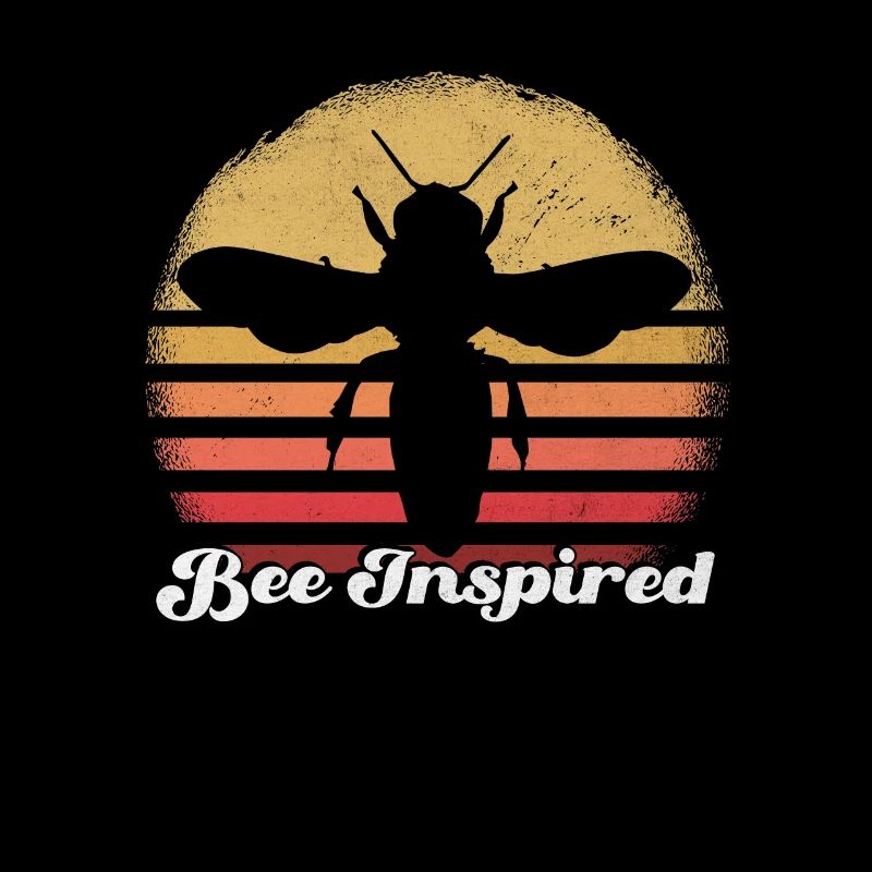 Bee-Inspired Positive Message, Bee Art