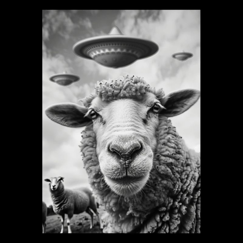 Ufo Selfie Sheep