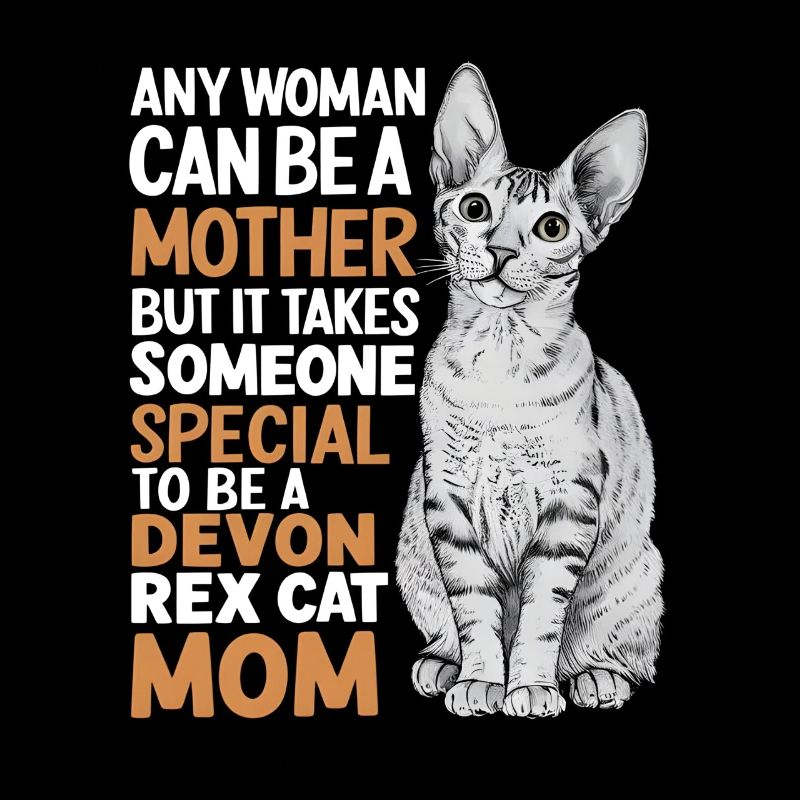 Katze Devon Rex Geschenk