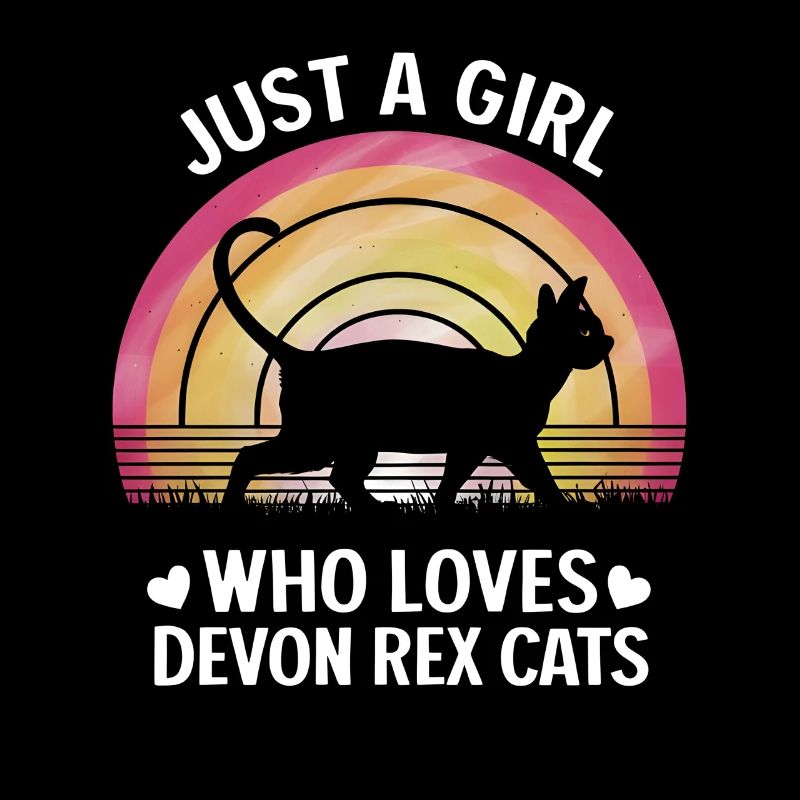 Katze Devon Rex Geschenk