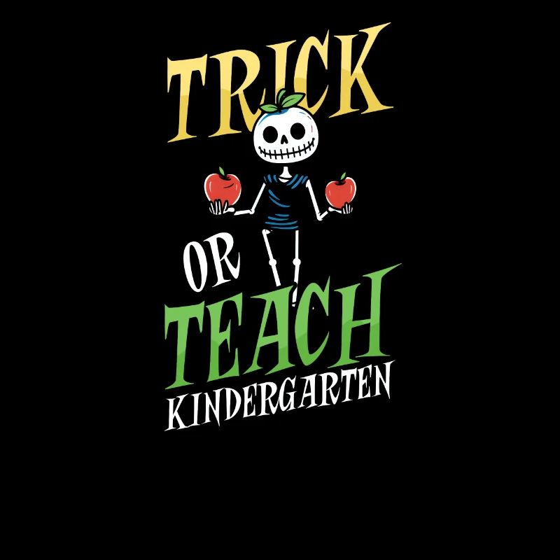 Kindergärtnerin Trick Oder Teach Skeleton