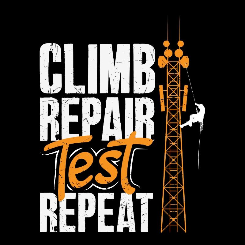 Turmkletterer-techniker Turmarbeiter