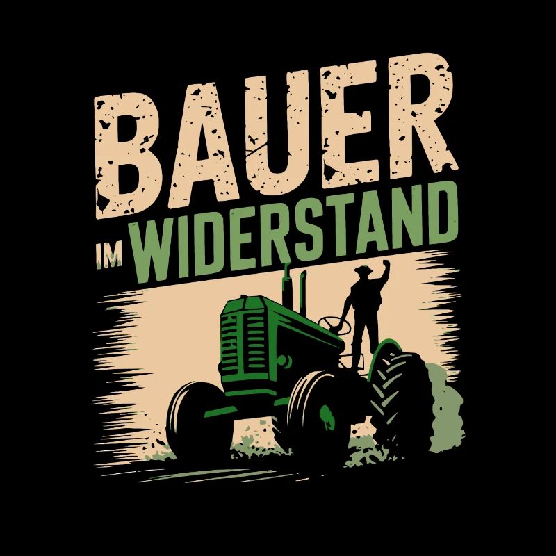 Landwirtschaft und Bauern Protest - Traktor Demo