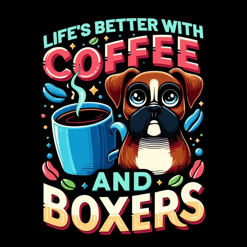 Das Leben ist besser mit Kaffee und Boxershorts Koffein