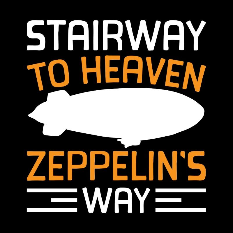 Dirigeable Zeppelin vintage 70 ans