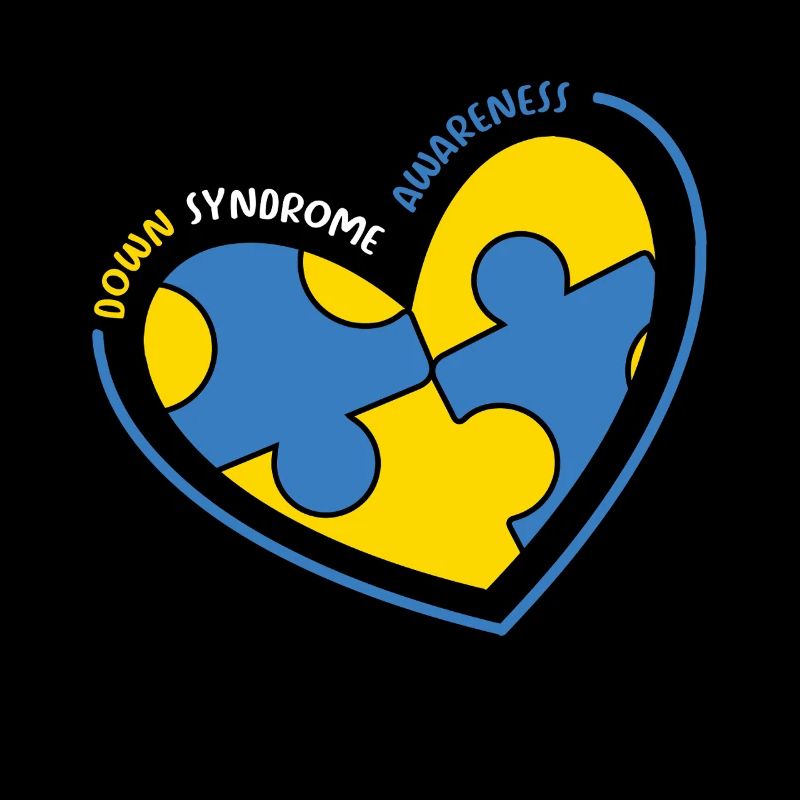 Down Syndrom Bewusstsein Herz Puzzle