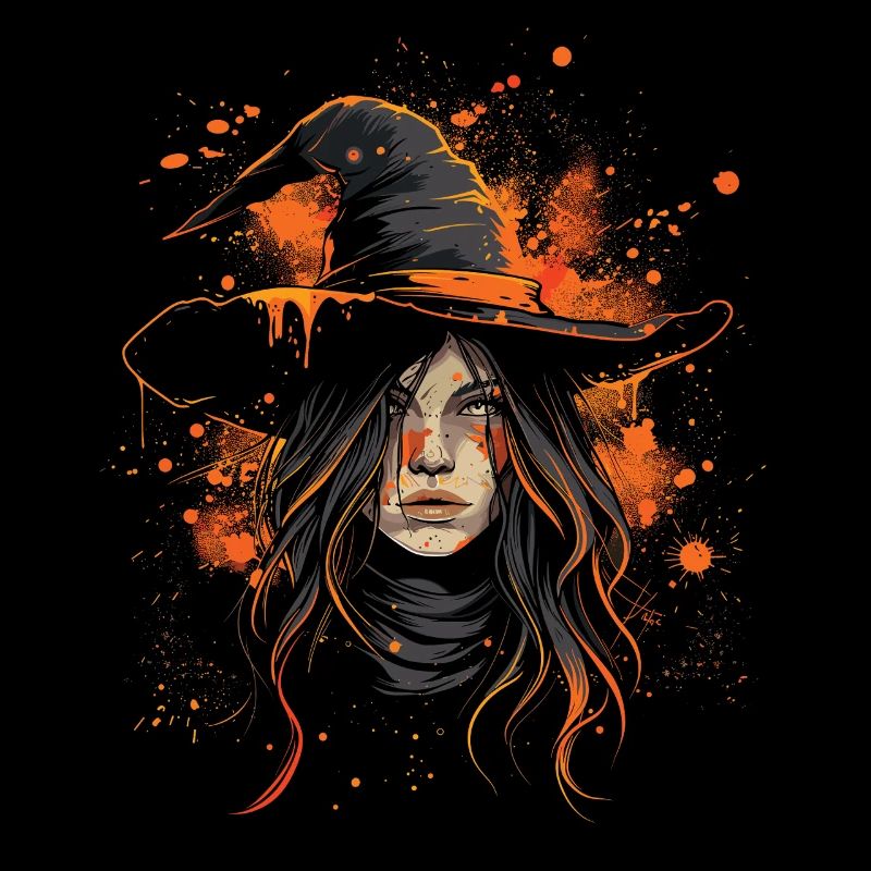 Spooky Pin-up Witch Halloween